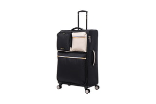 Valise grand volume Today - 79 cm  - Noir et beige