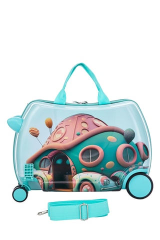 Valise cabine enfant Maison - 50 cm - Multicolore