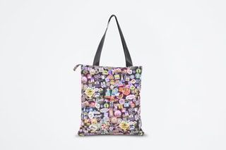 Sac shopping World - Noir et rose