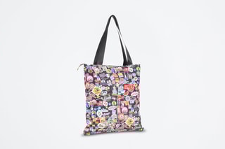 Sac shopping World - Noir et rose