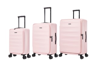 Set de 3 valises New Guest - 56/67/77 cm - Rose