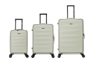 Set de 3 valises New Guest - 56/67/77 cm - Vert
