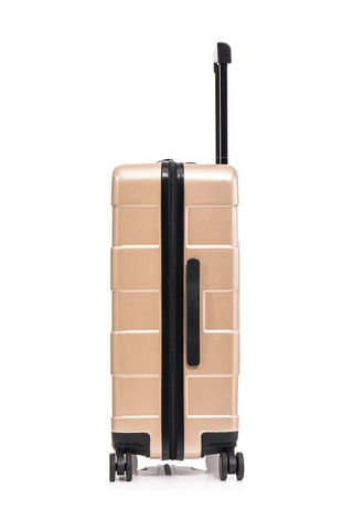 Valise grand volume Echo - 75 cm - Doré