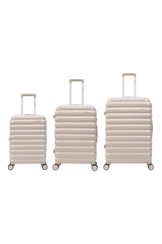 Set de 3 valises Cloud - 55/67/77 cm - Beige