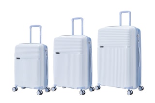 Set de 3 valises Twinny - 58/68/78 cm  - Bleu