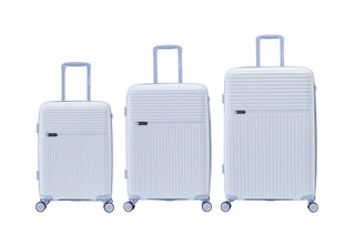 Set de 3 valises Twinny - 58/68/78 cm  - Bleu