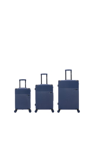 Set de 3 valises Stage (S/M/L) - 55/65/75 cm - Bleu