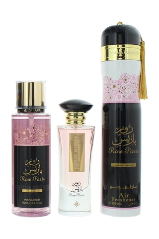Coffret Rose Paris Night Ard Al Zaafaran - 3 produits