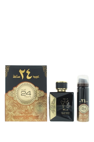 Coffret Oud 24 Hours Ard Al Zaafaran - EDP et déo spray