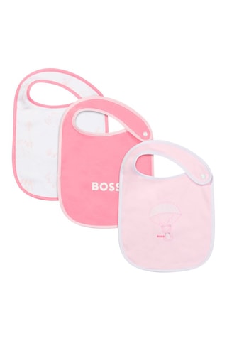 3 bavoirs Rose - Hugo Boss