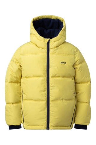 Doudoune à capuche Jaune - Hugo Boss
