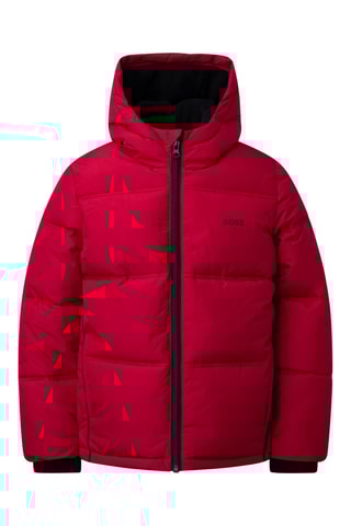 Doudoune à capuche Rouge - Hugo Boss