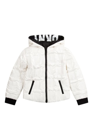 Doudoune réversible Ecru et noir - DKNY