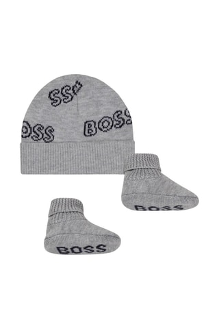 Bonnet et chaussons Gris et noir - Hugo Boss