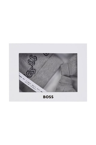 Bonnet et chaussons Gris et noir - Hugo Boss