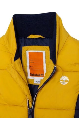 Doudoune sans manches Jaune et bleu marine