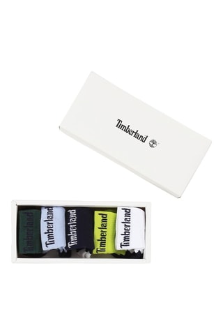 5 paires de chaussettes Vert foncé et noir