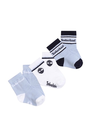 3 paires de chaussettes Bleu et blanc