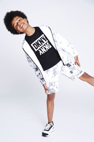 T-shirt en coton biologique Noir - DKNY