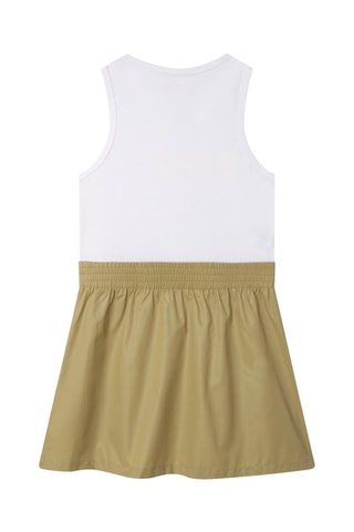 Robe sans manches Blanc et kaki - DKNY