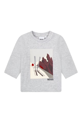 T-shirt Gris - Hugo Boss