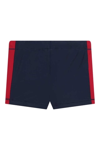 Boxer de bain Bleu marine et rouge - Hugo Boss