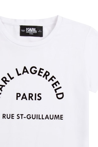 T-shirt en coton biologique Blanc - Karl Lagerfeld