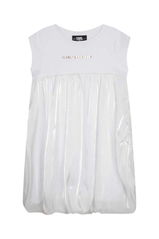 Robe boule 
Blanc