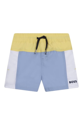 Short de bain Ciel et jaune - Hugo Boss