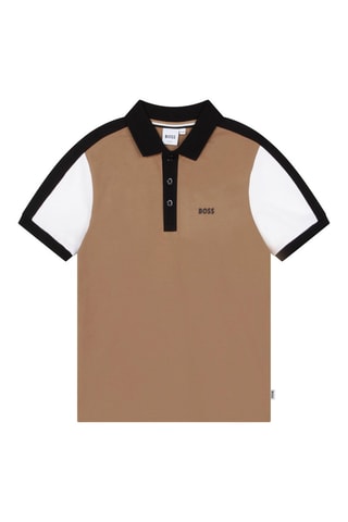 Polo Marron clair - Hugo Boss