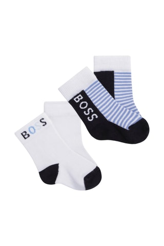 2 paires de chaussettes Bleu et blanc - Hugo Boss