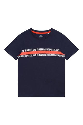 T-shirt en coton biologique Bleu marine