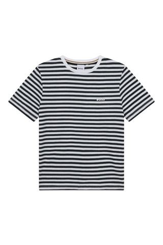 T-shirt Bleu marine et blanc - Hugo Boss
