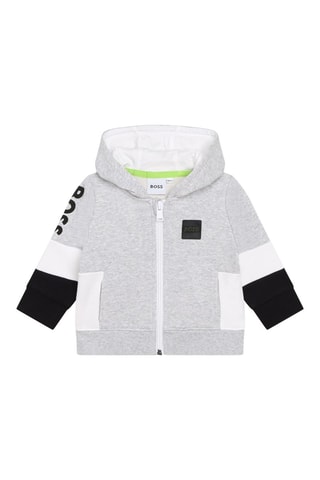 Sweat à capuche Gris chiné - Hugo Boss