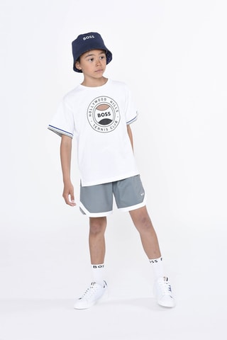 T-shirt et short Blanc et gris - Hugo Boss