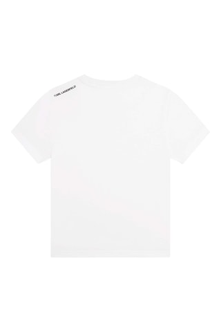T-shirt en coton biologique Blanc - Karl Lagerfeld