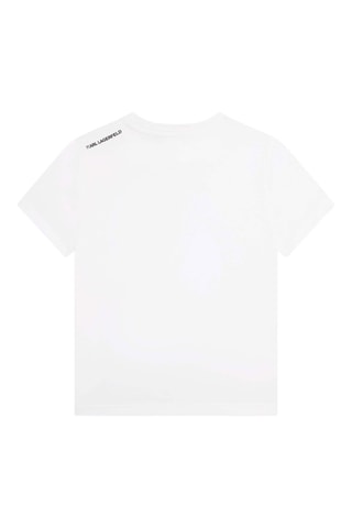 T-shirt en coton biologique Blanc - Karl Lagerfeld