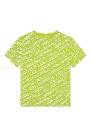 T-shirt en coton biologique Vert - Karl Lagerfeld