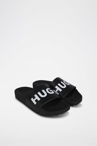 Claquettes Noir- Hugo