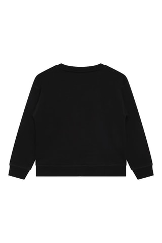 Sweat en coton biologique - Noir et rouge