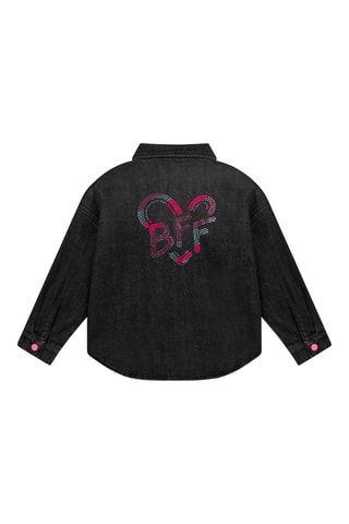 Surchemise en jean Noir - Billieblush