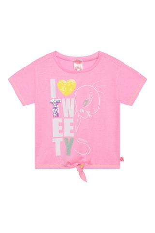 T-shirt Titi Titi et Grosminet Looney Tunes - Rose - Billieblush