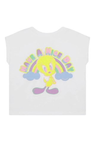 T-shirt Titi Titi et Grosminet Looney Tunes - Blanc - Billieblush