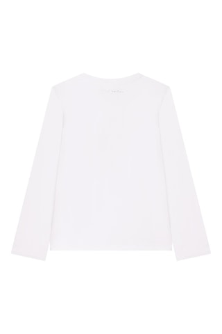 T-shirt en coton biologique - Blanc - Karl Lagerfeld