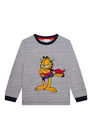 T-shirt en coton biologique Garfield - Gris foncé chiné - Marc Jacobs