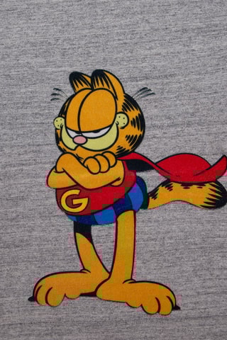 T-shirt en coton biologique Garfield - Gris foncé chiné - Marc Jacobs