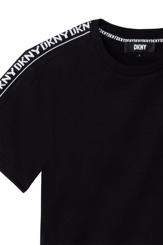 T-shirt en coton biologique - Noir - DKNY