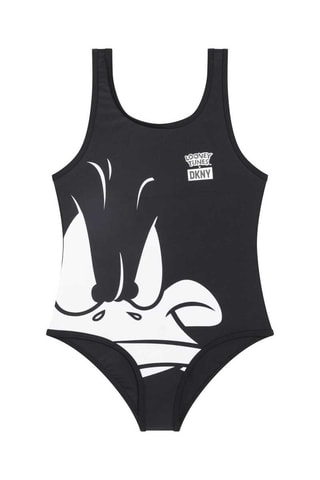 Maillot de bain 1 pièce Looney Tunes Warner Bros - Noir et blanc - DKNY
