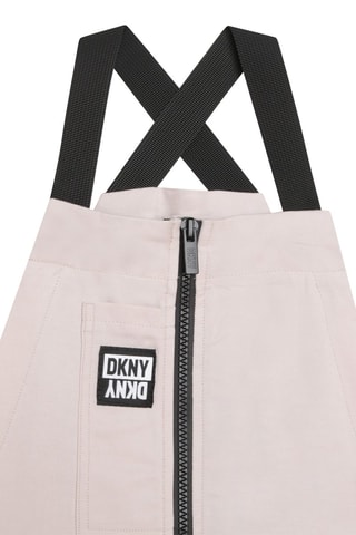 Robe à bretelles - Beige et noir - DKNY