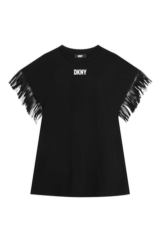Robe à franges - Noir - DKNY